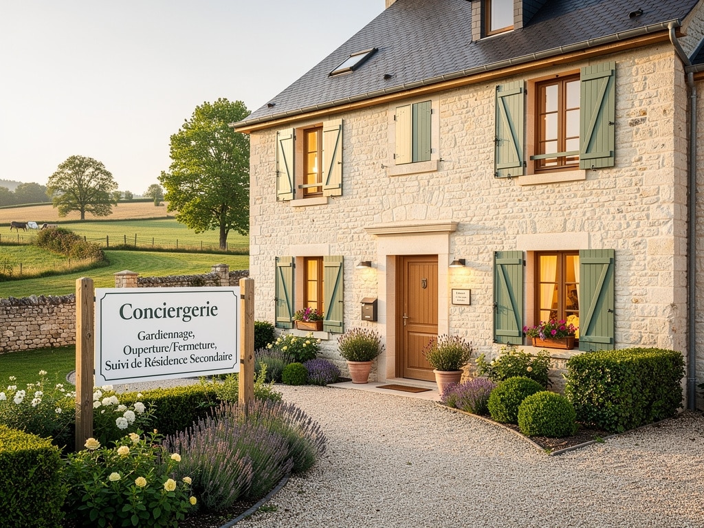 Conciergerie locale Logis d’ici devant une maison de campagne en Creuse pour location saisonnière